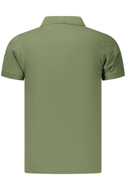 NORWEGEN 1963 HERREN-POLOSHIRT MIT KURZEN ÄRMELN, GRÜN