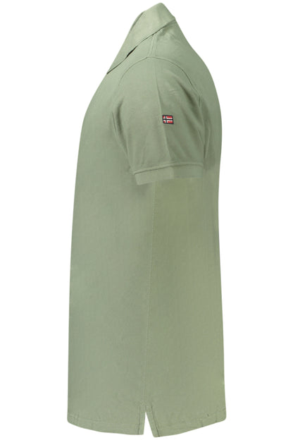 NORWEGEN 1963 HERREN-POLOSHIRT MIT KURZEN ÄRMELN, GRÜN