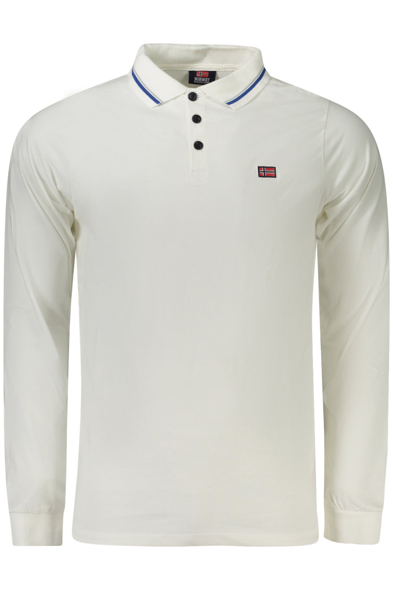 NORWAY 1963 LANGARM-POLO HERREN WEISS