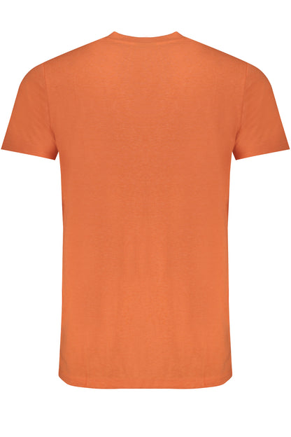 NORWEGEN 1963 ORANGES KURZARM-T-SHIRT FÜR HERREN