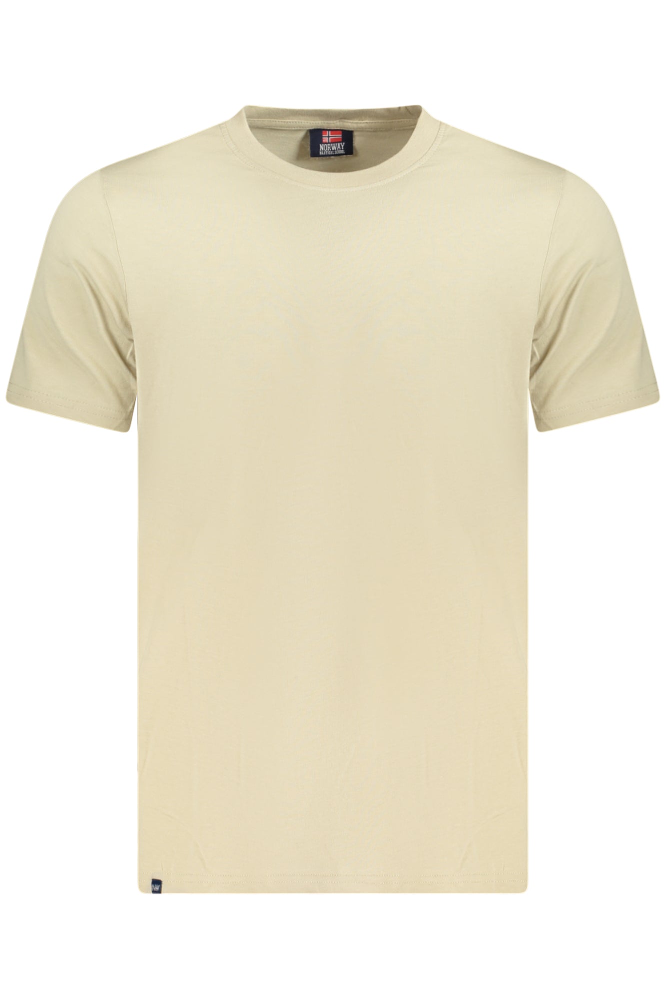 NORWEGEN 1963 HERREN-KURZARM-T-SHIRT BEIGE