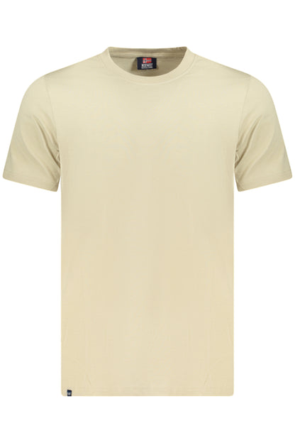 NORWEGEN 1963 HERREN-KURZARM-T-SHIRT BEIGE