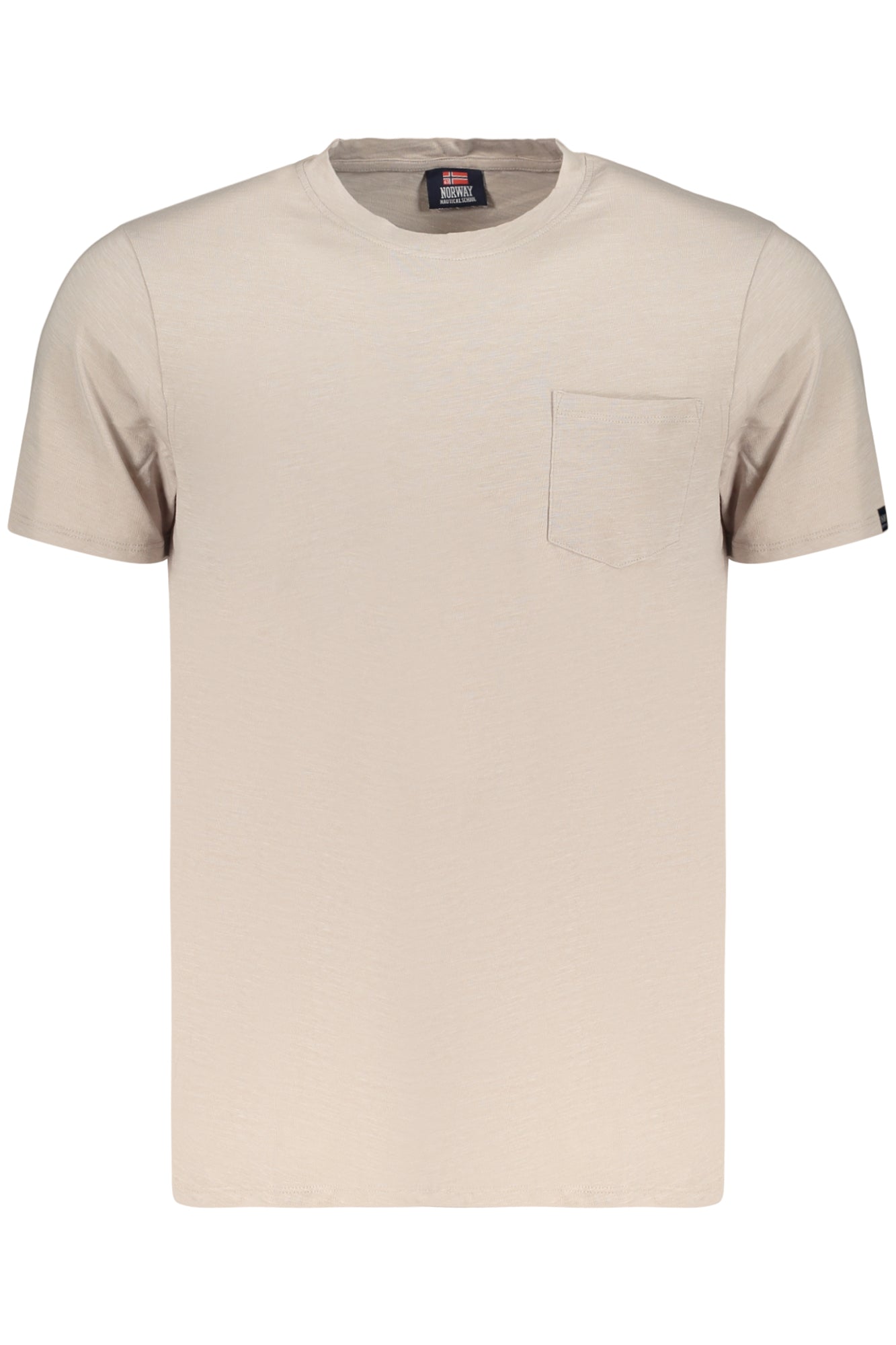 NORWEGEN 1963 HERREN-KURZARM-T-SHIRT BEIGE