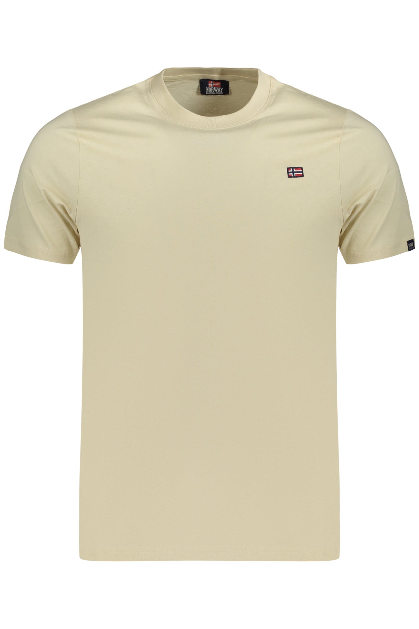NORWEGEN 1963 HERREN-KURZARM-T-SHIRT BEIGE