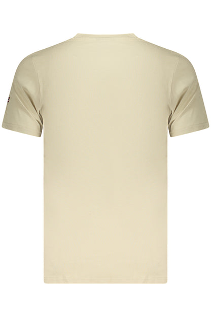 NORWEGEN 1963 HERREN-KURZARM-T-SHIRT BEIGE