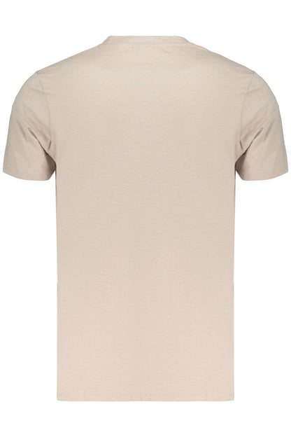 NORWEGEN 1963 HERREN-KURZARM-T-SHIRT BEIGE