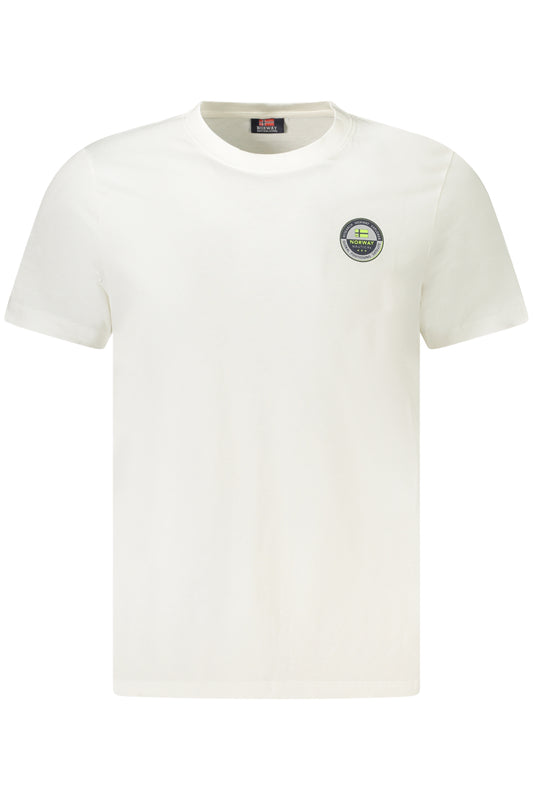 NORWEGEN 1963 HERREN KURZARM T-SHIRT WEISS