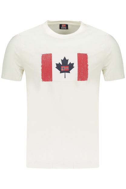 NORWEGEN 1963 HERREN KURZARM T-SHIRT WEISS