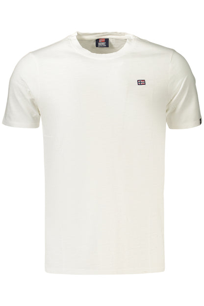 NORWEGEN 1963 HERREN KURZARM-T-SHIRT WEISS
