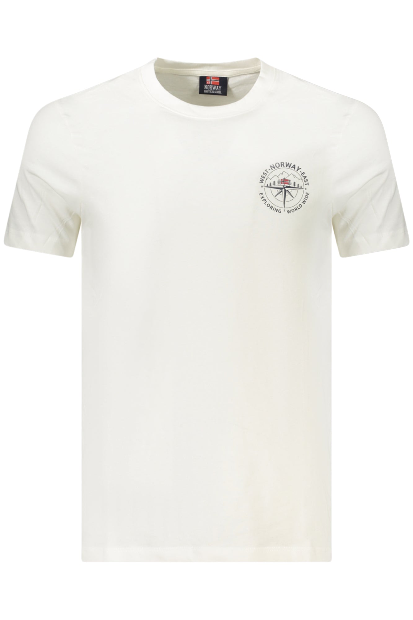 NORWEGEN 1963 HERREN KURZARM T-SHIRT WEISS