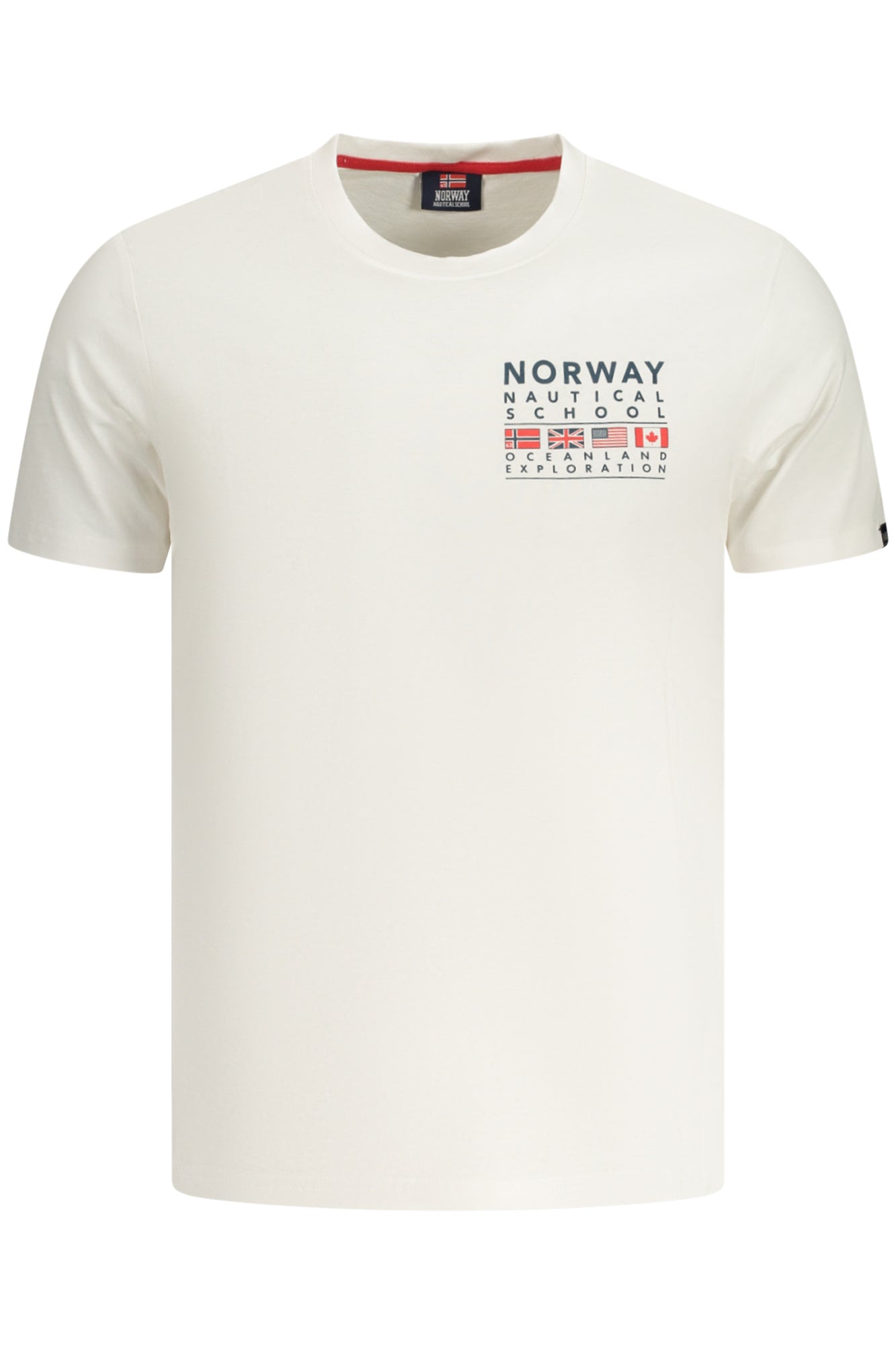 NORWEGEN 1963 HERREN KURZARM-T-SHIRT WEISS