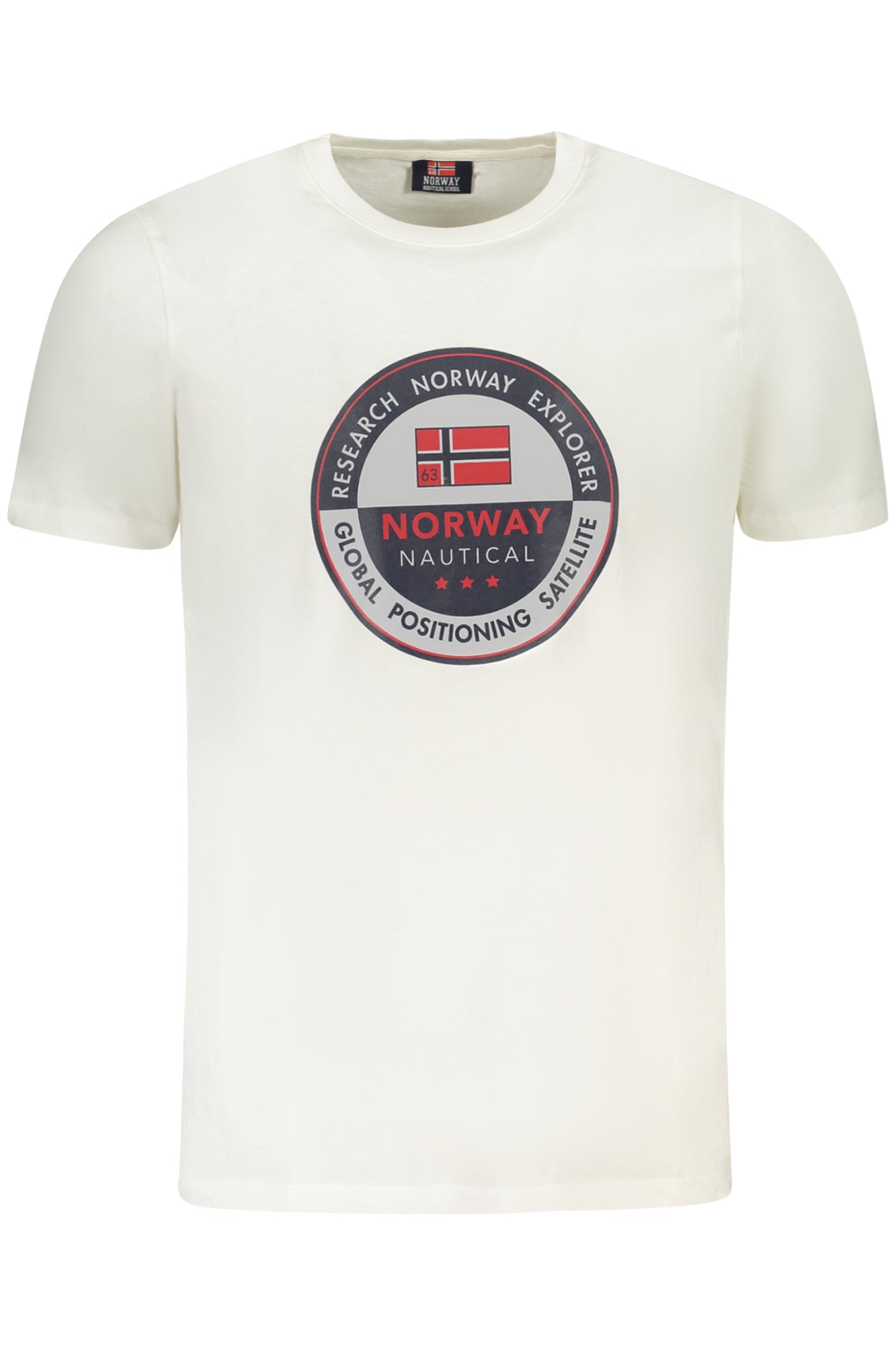 NORWEGEN 1963 HERREN KURZARM T-SHIRT WEISS