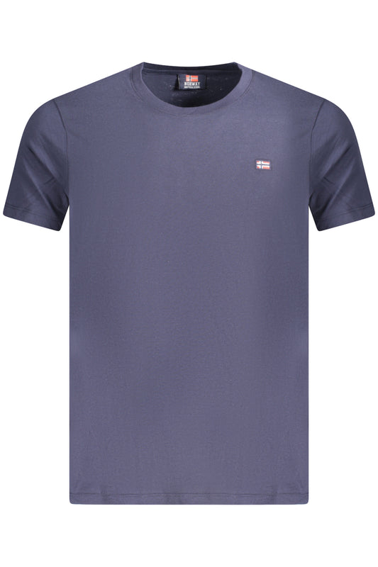 NORWEGEN 1963 HERREN KURZARM T-SHIRT BLAU