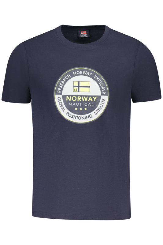 NORWEGEN 1963 HERREN KURZARM T-SHIRT BLAU