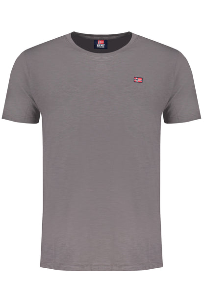 NORWEGEN 1963 GRAUES KURZARM-T-SHIRT FÜR HERREN
