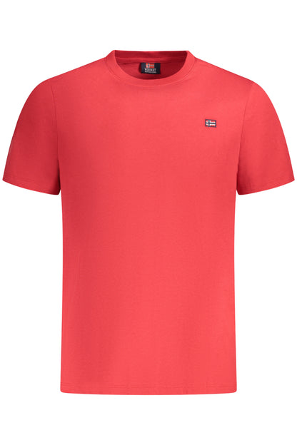 NORWEGEN 1963 HERREN KURZARM T-SHIRT ROT
