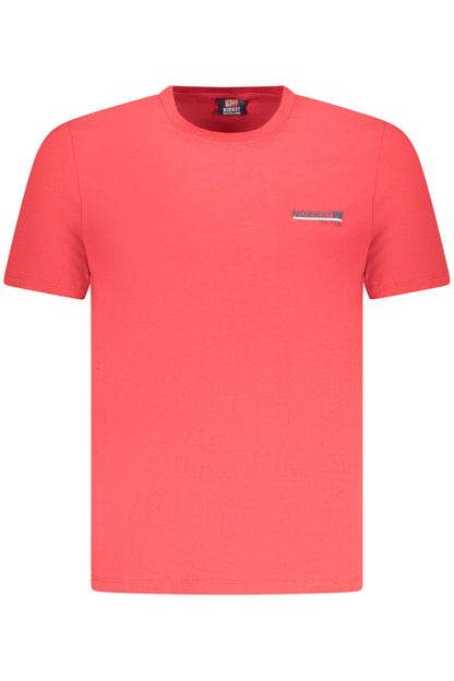 NORWEGEN 1963 HERREN KURZARM T-SHIRT ROT