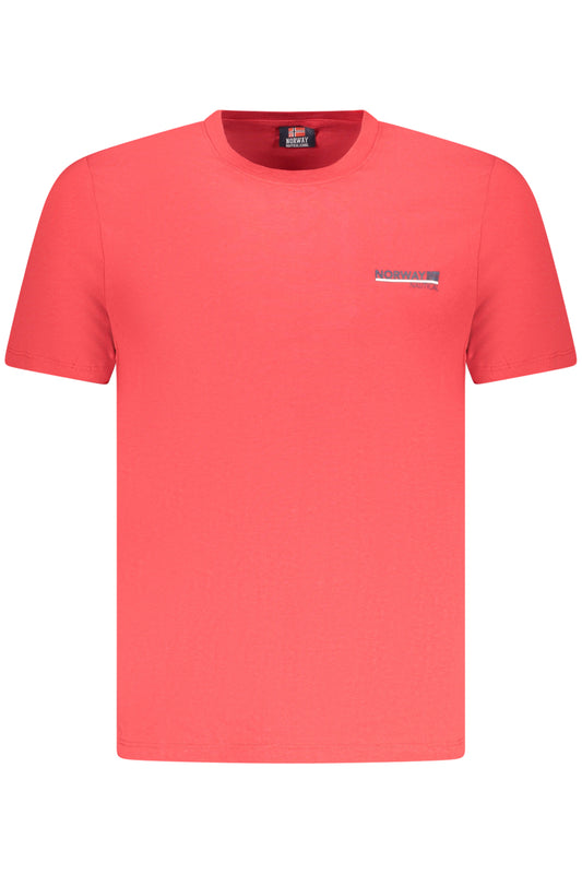 NORWEGEN 1963 HERREN KURZARM T-SHIRT ROT