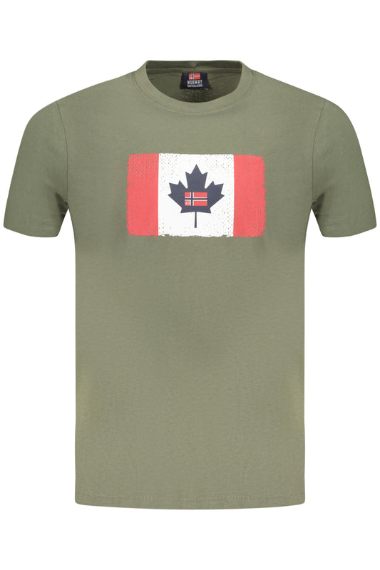 NORWEGEN 1963 HERREN KURZARM T-SHIRT GRÜN