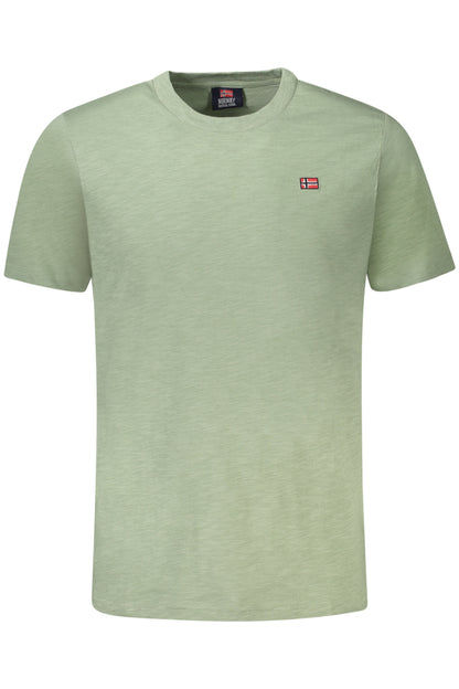 NORWEGEN 1963 HERREN KURZARM T-SHIRT GRÜN