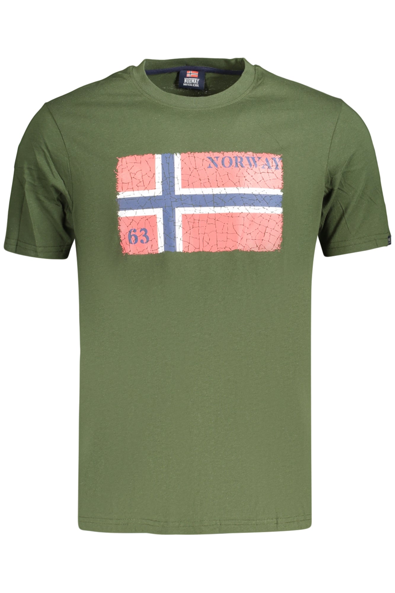 NORWEGEN 1963 HERREN KURZARM-T-SHIRT GRÜN