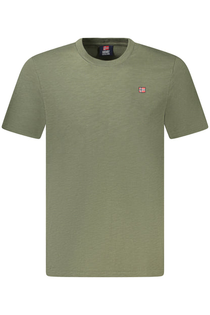 NORWEGEN 1963 HERREN KURZARM T-SHIRT GRÜN