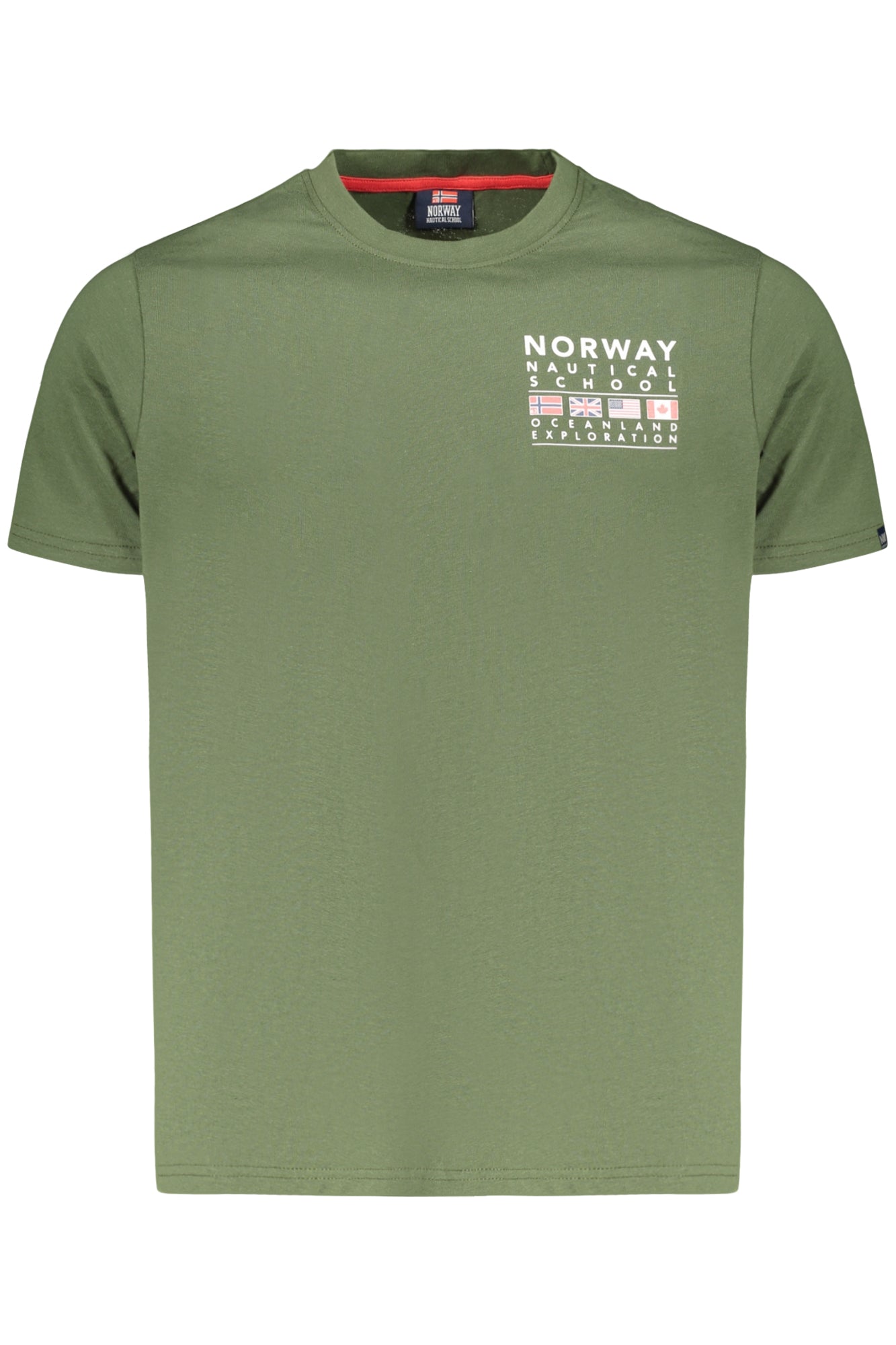 NORWEGEN 1963 HERREN KURZARM-T-SHIRT GRÜN