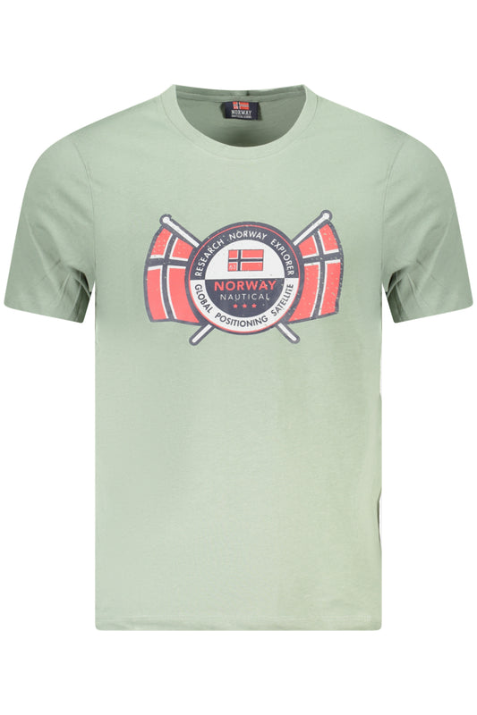 NORWEGEN 1963 HERREN KURZARM T-SHIRT GRÜN