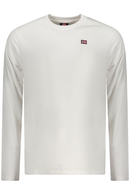 NORWEGEN 1963 HERREN LANGARM T-SHIRT WEISS