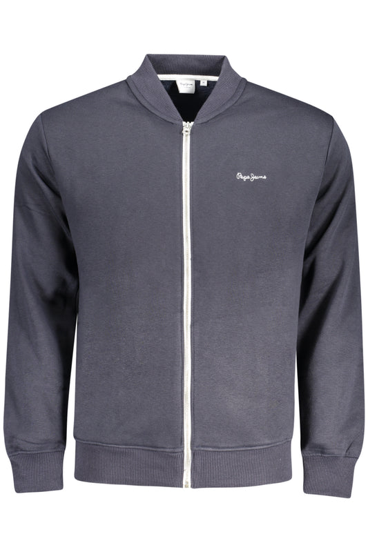 PEPE JEANS HERREN BLAUES SWEATSHIRT MIT REISSVERSCHLUSS