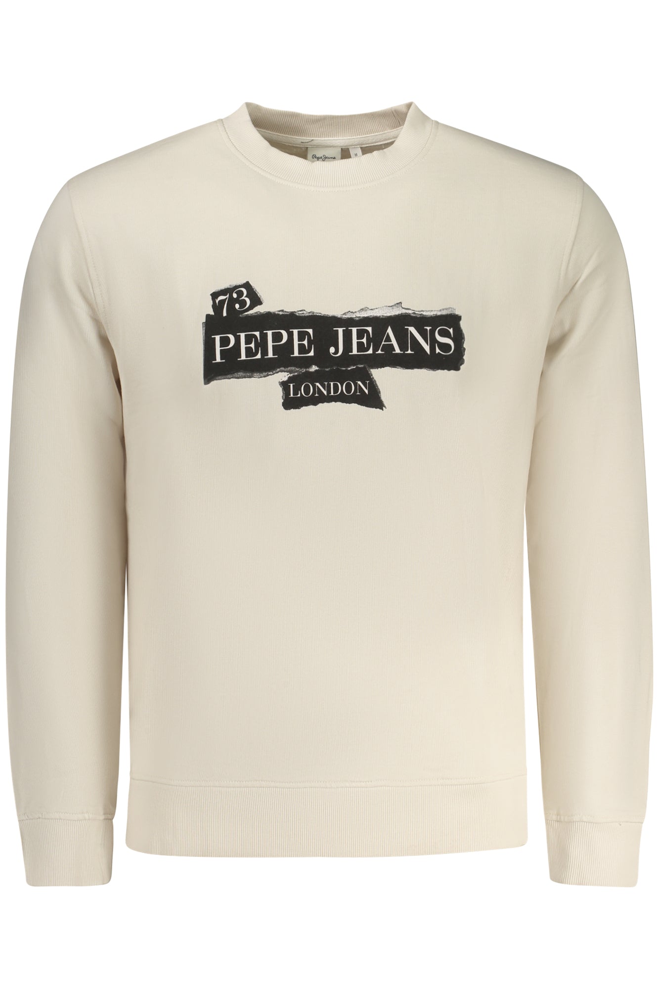 PEPE JEANS HERREN-SWEATSHIRT, BEIGE, MIT REISSVERSCHLUSS