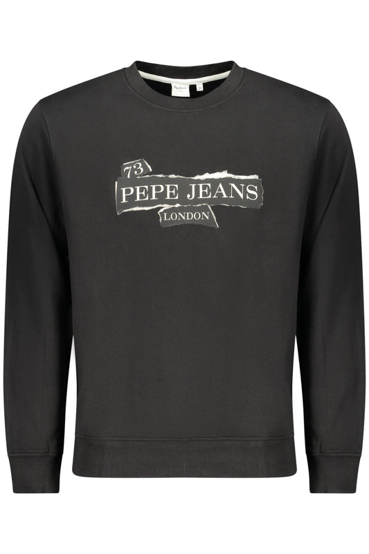 PEPE JEANS Herren-Sweatshirt mit Reißverschluss, schwarz