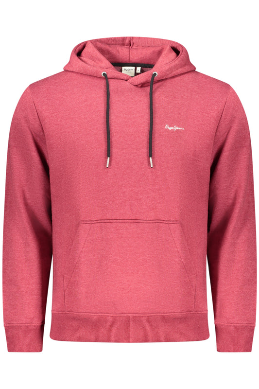 PEPE JEANS Herren-Sweatshirt mit Reißverschluss, rot