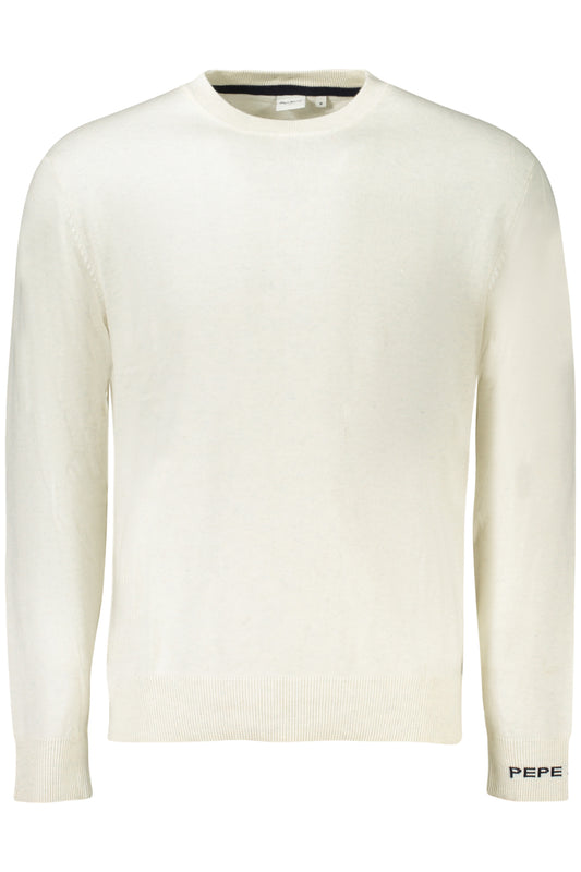 PEPE JEANS HERREN WEISSER PULLOVER