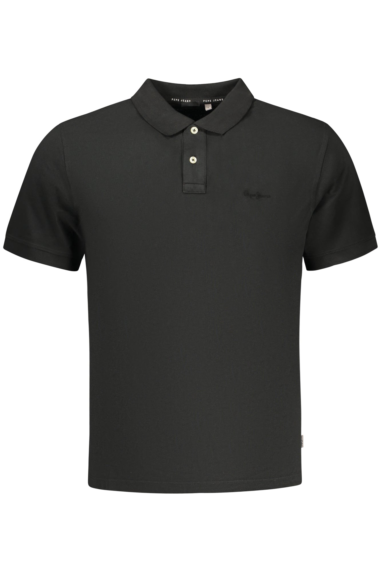 PEPE JEANS Herren-Poloshirt mit kurzen Ärmeln, Schwarz