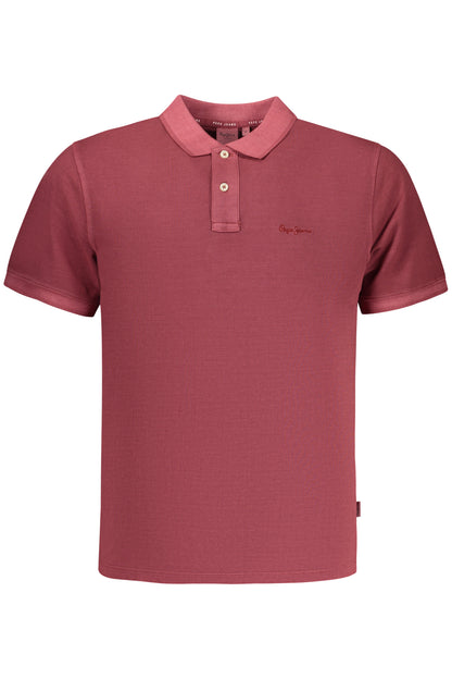 PEPE JEANS Herren-Poloshirt, kurzärmelig, rot
