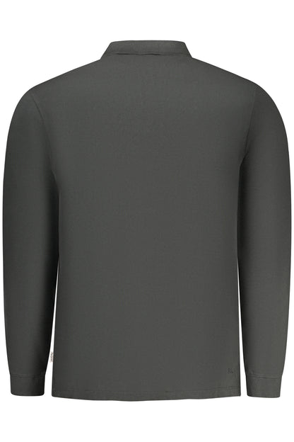 PEPE JEANS Herren-Poloshirt, langärmelig, schwarz