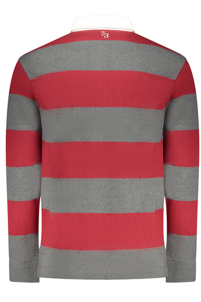 PEPE JEANS Herren-Poloshirt mit langen Ärmeln, Rot
