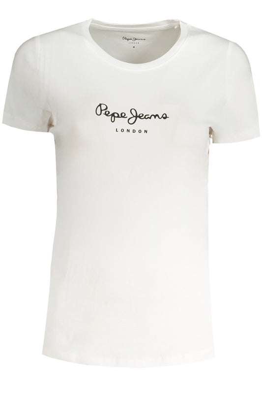 PEPE JEANS DAMEN KURZARM T-SHIRT WEISS