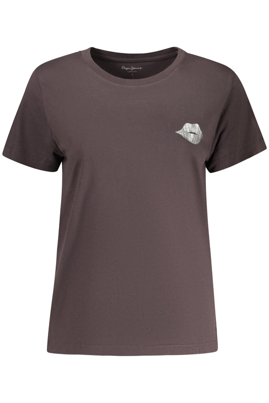 PEPE JEANS DAMEN KURZARM-T-SHIRT SCHWARZ