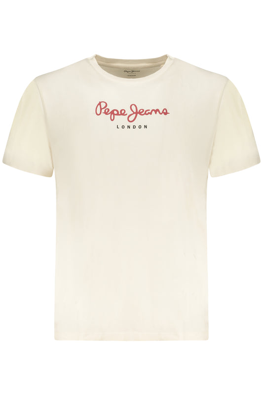 PEPE JEANS Herren-T-Shirt mit kurzen Ärmeln, Beige