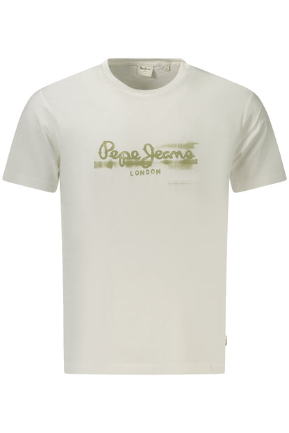 PEPE JEANS Herren Kurzarm-T-Shirt Weiß
