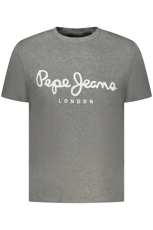 PEPE JEANS Herren-T-Shirt mit kurzen Ärmeln, Grau