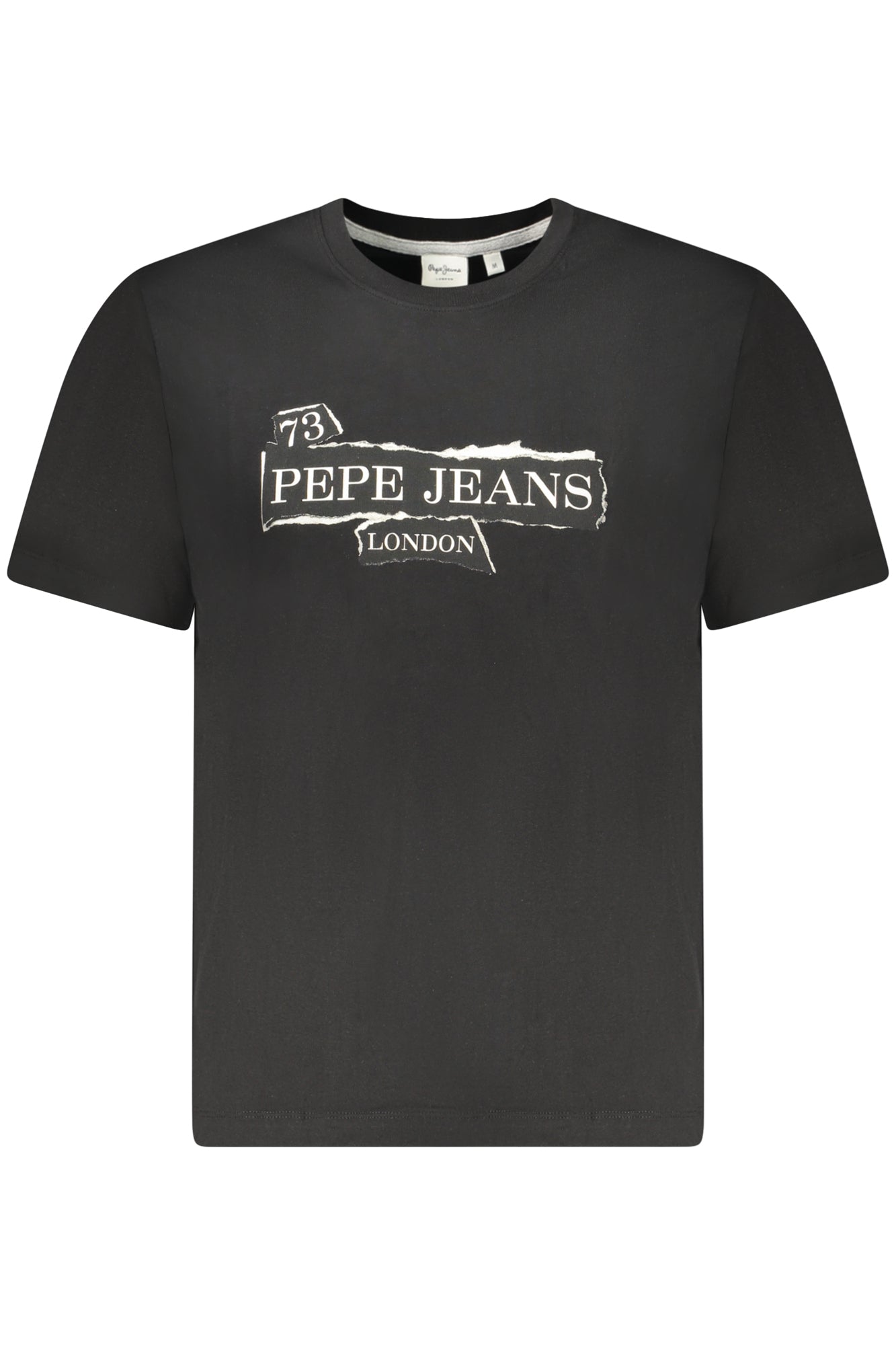 PEPE JEANS Herren Kurzarm-T-Shirt Schwarz