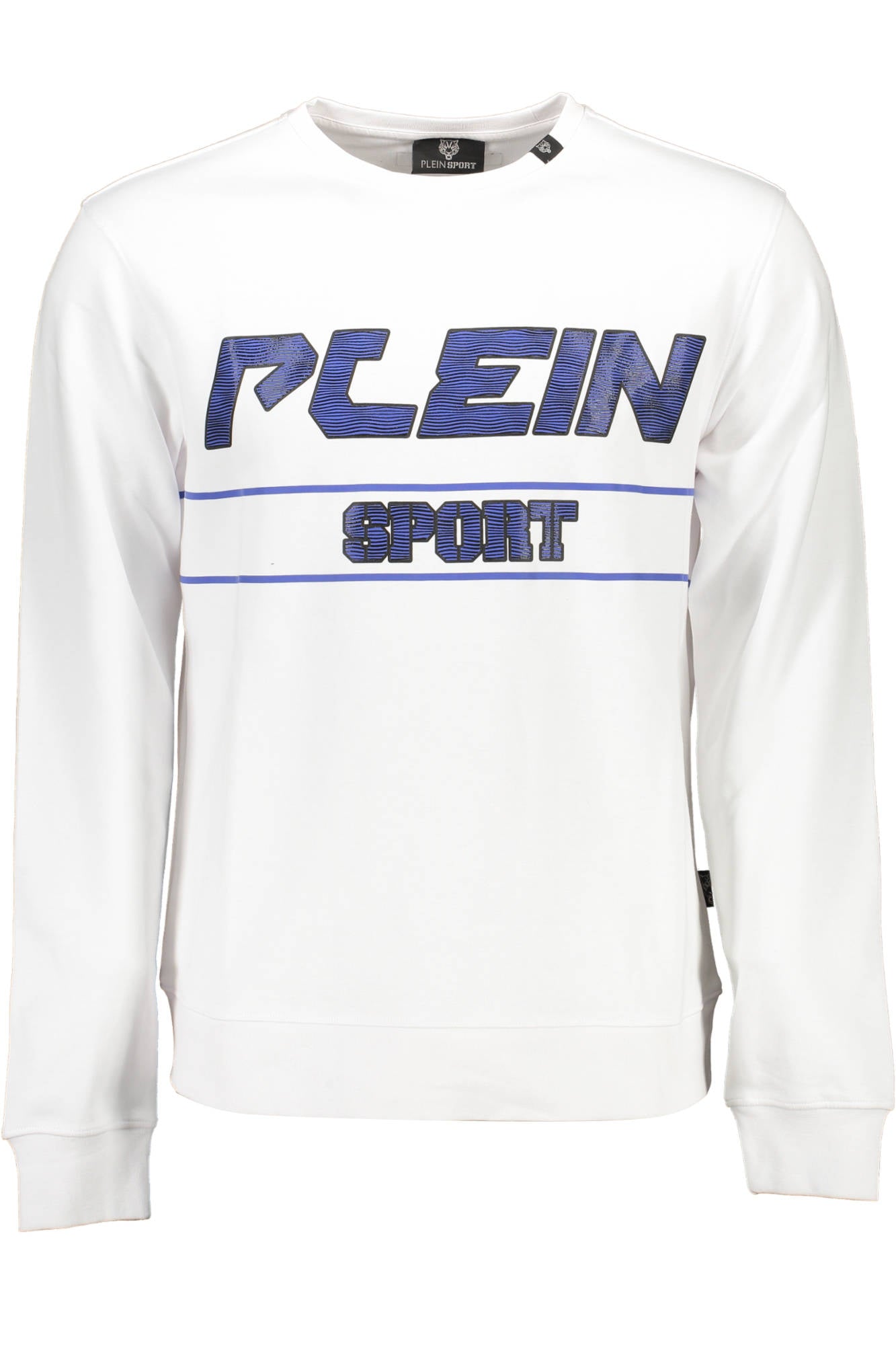 PLEIN SPORT HERREN-SWEATSHIRT MIT ZIP WEISS