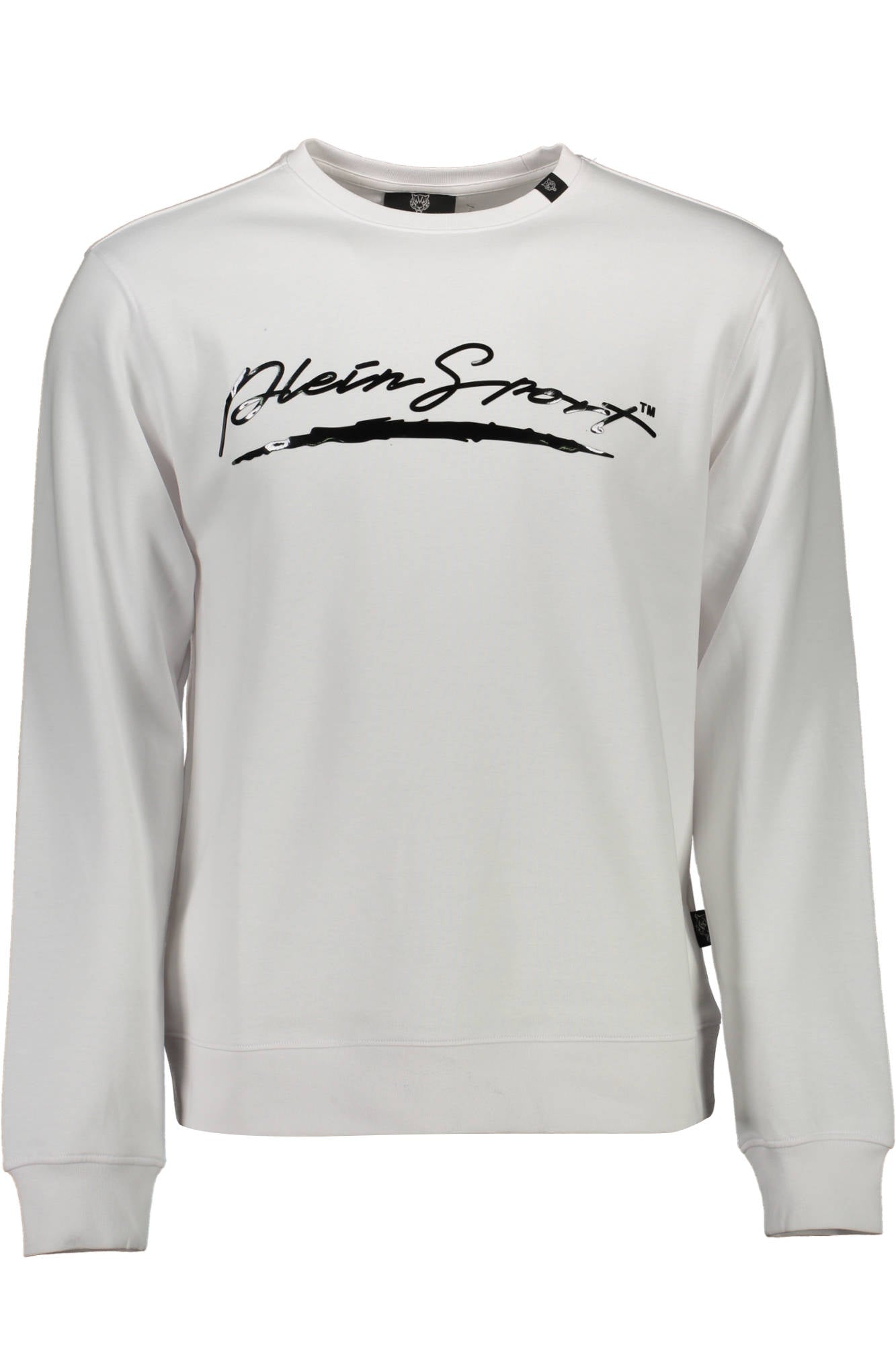PLEIN SPORT HERREN-SWEATSHIRT MIT ZIP WEISS