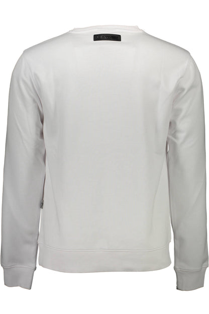 PLEIN SPORT SWEATSHIRT OHNE REISSVERSCHLUSS HERREN WEISS
