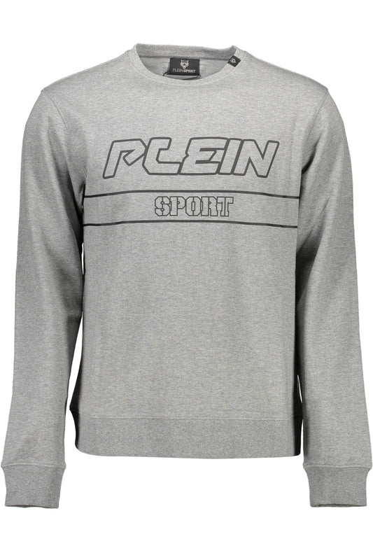 PLEIN SPORT SWEATSHIRT OHNE REISSVERSCHLUSS HERREN GRAU