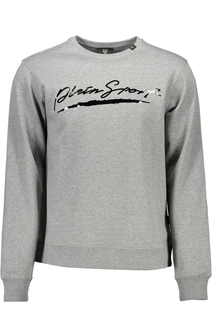 PLEIN SPORT HERREN-SWEATSHIRT OHNE REISSVERSCHLUSS GRAU