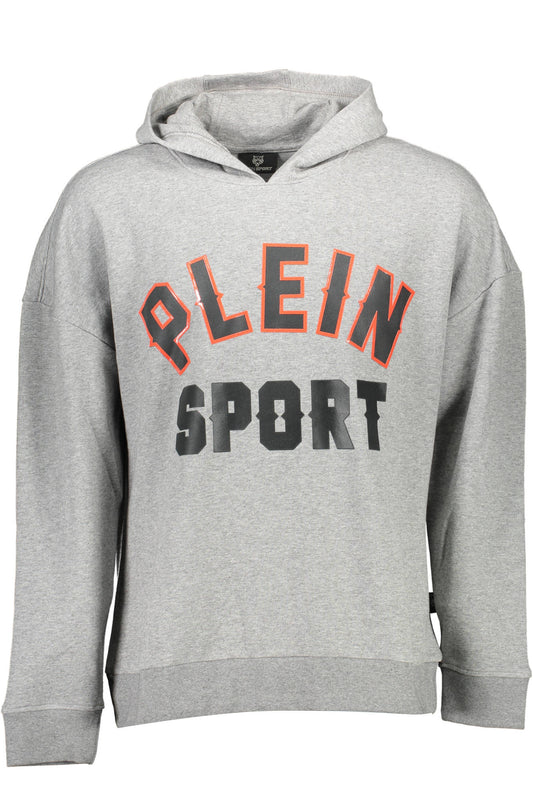 PLEIN SPORT SWEATSHIRT OHNE REISSVERSCHLUSS HERREN GRAU